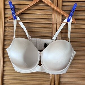 Ashley Graham Addition Elle Nude Seamless Curve Luxe Underwire Padded Bra 42DDD